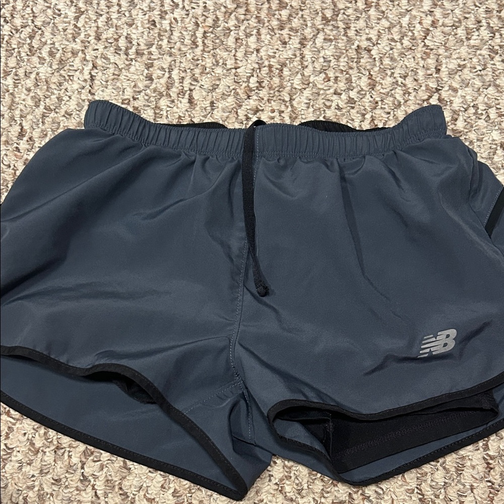New Balance Charcoal Running Shorts